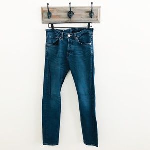 H&M Medium Wash Low Waist Skinny Jeans 32x32